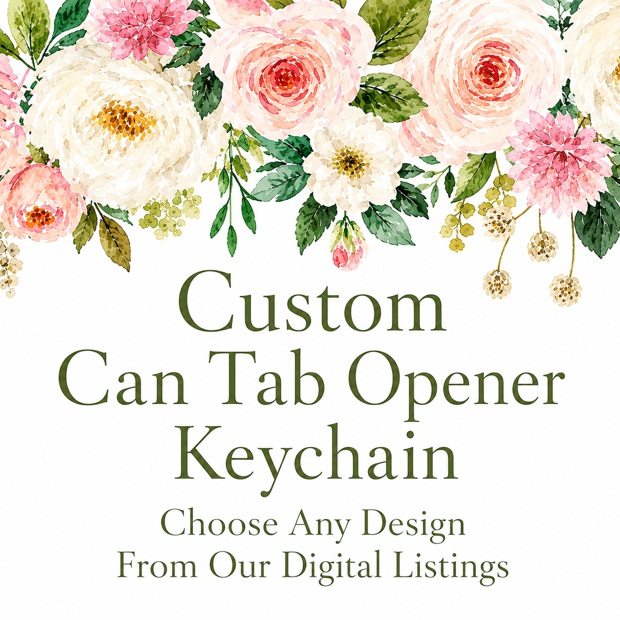Custom Can Tab Opener Keychain