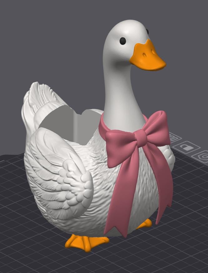 Vintage Goose 3D Printer File | Soap Bottle Holder BBW | STL 3MF | Commercial Use | Multi-Color 3MF | STL File