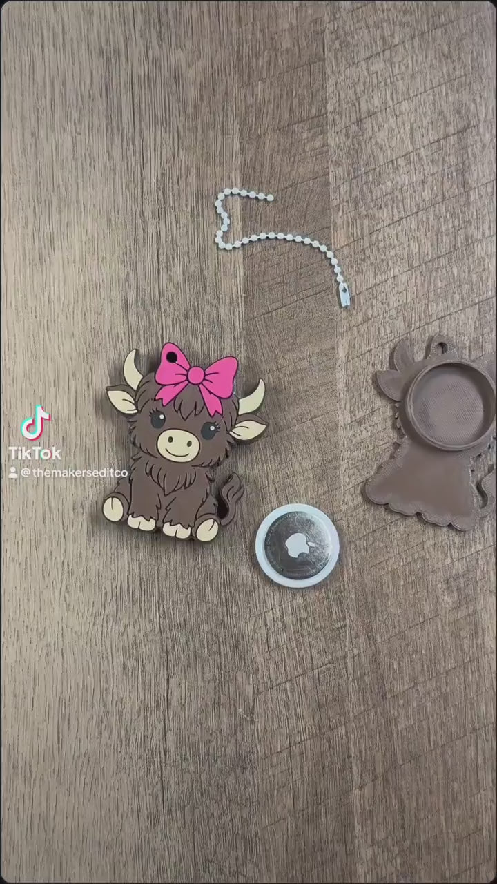 AirTag Holder Keychain | Ballet Shoes | STL 3MF